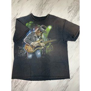 Liquid Blue Skeleton Guitarist Tee 2011